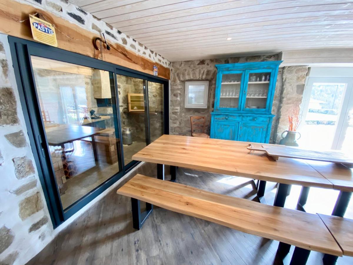 Gite De Groupe 160M2, 15P, Salle De Reception, Jardin, Terrasse Mazan-l'Abbaye Εξωτερικό φωτογραφία